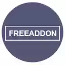 FreeAddon.com Modern Dark Blue Theme  screen for extension Chrome web store in OffiDocs Chromium
