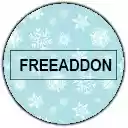 FreeAddon.com Winter Snow Flakes Theme  screen for extension Chrome web store in OffiDocs Chromium