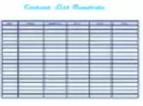 Free download Free Printable Contact List Template DOC, XLS or PPT template free to be edited with LibreOffice online or OpenOffice Desktop online