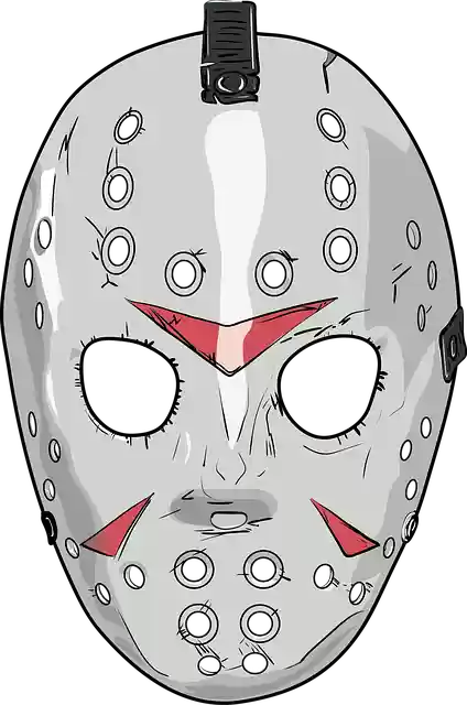 Free download Friday13Th Mask Art -  free illustration to be edited with GIMP free online image editor