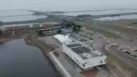 Free download Friesland Drone Enclosing Dyke -  free video to be edited with OpenShot online video editor