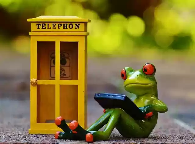 Free download frog phone booth phone computer free picture to be edited with GIMP free online image editor