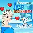 Frozen Ice Princess Hidden Hearts  screen for extension Chrome web store in OffiDocs Chromium