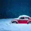 Frozen Journey: A Classic Red Beetle in Winters Embrace  screen for extension Chrome web store in OffiDocs Chromium