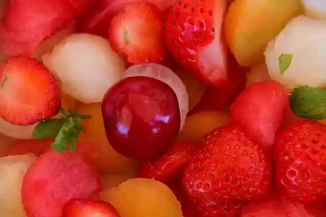 Free download Fruit Salad Strawberry Cherry -  free photo or picture to be edited with GIMP online image editor