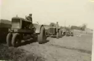 Free download Fuller F8304 Allis Chalmers tractors plowing free photo or picture to be edited with GIMP online image editor
