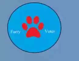 Free download Furry Voter Sticker free photo or picture to be edited with GIMP online image editor