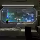 Futuristic Bedroom Live Wallpaper  screen for extension Chrome web store in OffiDocs Chromium