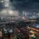 Futuristic Cityscape  screen for extension Chrome web store in OffiDocs Chromium
