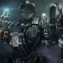 Futuristic Robot Illustration  screen for extension Chrome web store in OffiDocs Chromium