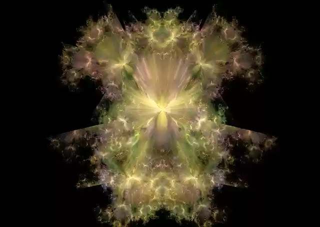 Free download Fuzzy Fractals Yellow -  free illustration to be edited with GIMP free online image editor