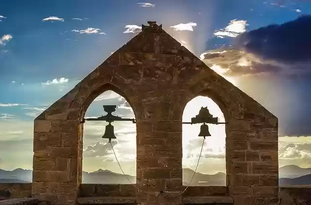 Free download Gable Ruin Bells -  free free photo or picture to be edited with GIMP online image editor