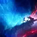 Galactic Duel Theme  screen for extension Chrome web store in OffiDocs Chromium