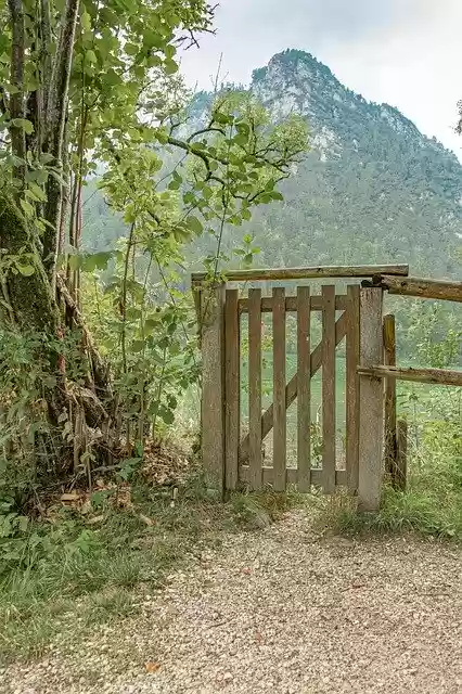 Free download Garden Gate Fence Goal -  free free photo or picture to be edited with GIMP online image editor