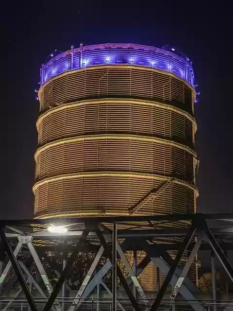 Free download Gasometer Oberhausen Architecture -  free free photo or picture to be edited with GIMP online image editor