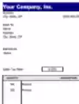 Free download General Invoice Template 1 DOC, XLS or PPT template free to be edited with LibreOffice online or OpenOffice Desktop online