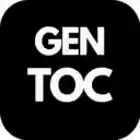 Gen TOC  screen for extension Chrome web store in OffiDocs Chromium
