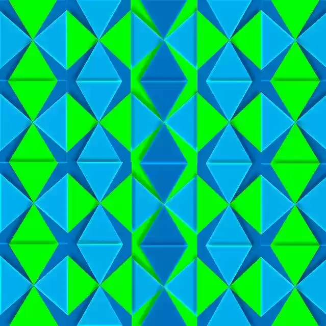 Free download Geometric 3D Aqua -  free illustration to be edited with GIMP free online image editor