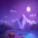 Geometric Forest Wallpaper Theme  screen for extension Chrome web store in OffiDocs Chromium