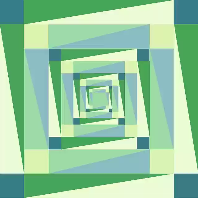 Free download Geometric Yellow Blue -  free illustration to be edited with GIMP free online image editor