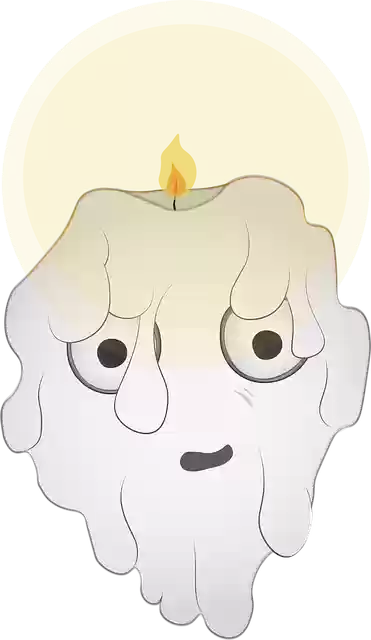 Free download Ghost Candle Halloween - Free vector graphic on Pixabay free illustration to be edited with GIMP free online image editor