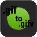 .gif to .gifv  screen for extension Chrome web store in OffiDocs Chromium