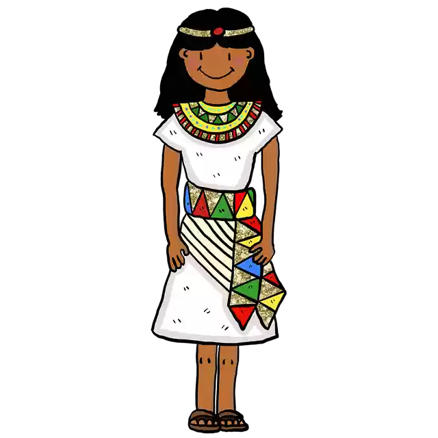 הורדה חינם של ילדה מצרים העתיקה איור חינם לעריכה עם עורך התמונות המקוון GIMP