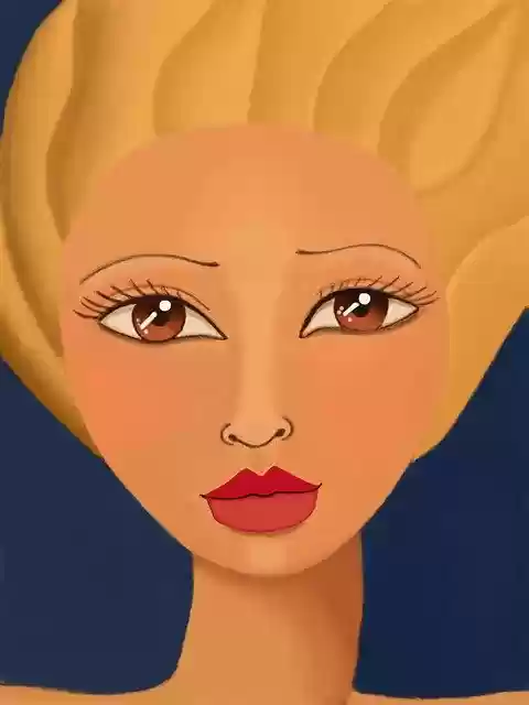 Free download Girl Face Blond -  free illustration to be edited with GIMP free online image editor