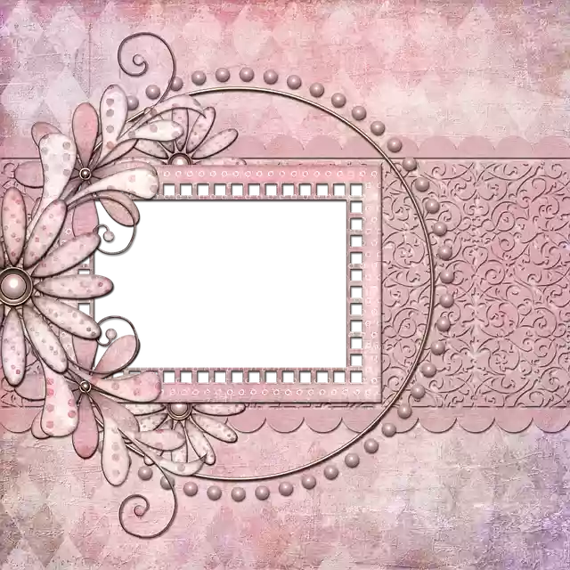 Free download Girlie Flowers Frame -  free illustration to be edited with GIMP free online image editor