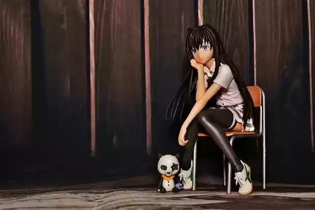 Free download Girl Sad Gloomy -  free illustration to be edited with GIMP free online image editor