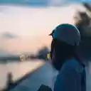 Girl wearing a helmet by the river  screen for extension Chrome web store in OffiDocs Chromium