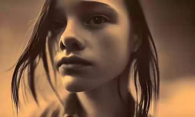 Free download girl woman portrait face alone free picture to be edited with GIMP free online image editor