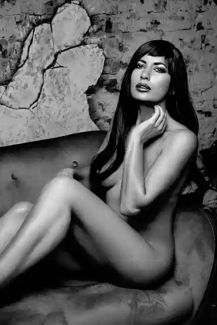 Free download girl woman pose monochrome nude free picture to be edited with GIMP free online image editor