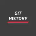 Git History Browser Extension  screen for extension Chrome web store in OffiDocs Chromium