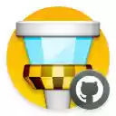 GitHub Open in Tower  screen for extension Chrome web store in OffiDocs Chromium