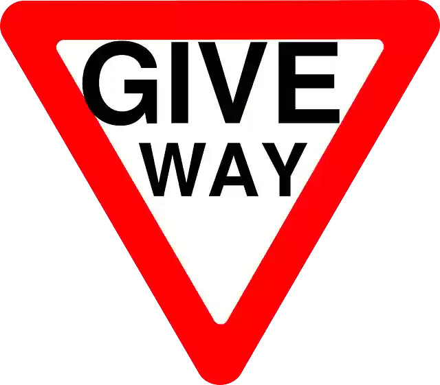 Free download Give Way Sign Yield Roadsign - Free vector graphic on Pixabay free illustration to be edited with GIMP free online image editor