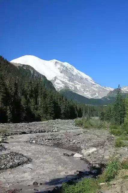 Glacier Mountain Washington -  GIMP online editor free Free download Glacier Mountain Washington -  free photo or picture to be edited with GIMP online image editor