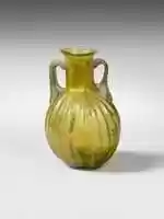 Free download Glass amphoriskos with vertical ribs free photo or picture to be edited with GIMP online image editor