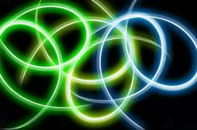 Free download Glowing Abstract Lines -  free illustration to be edited with GIMP free online image editor