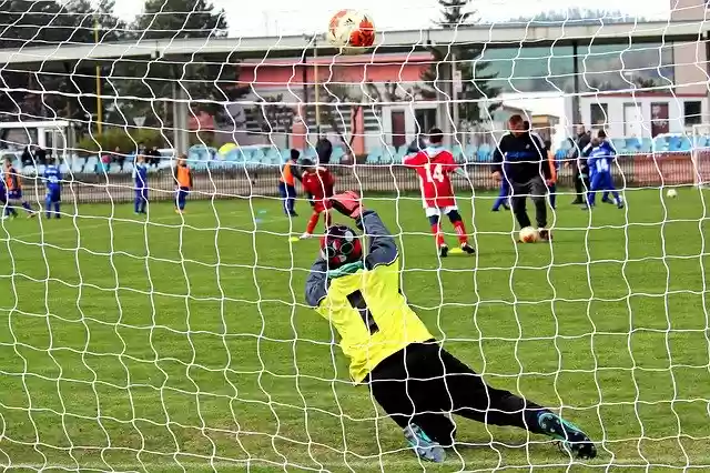 Free download Goalkeeper Football Footballer -  free photo or picture to be edited with GIMP online image editor