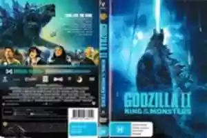 Free download Godzilla: King Of The Monsters 2019 DVD Cover Art free photo or picture to be edited with GIMP online image editor