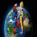 Goku and Superman  screen for extension Chrome web store in OffiDocs Chromium