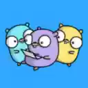 Golang Gophers  screen for extension Chrome web store in OffiDocs Chromium