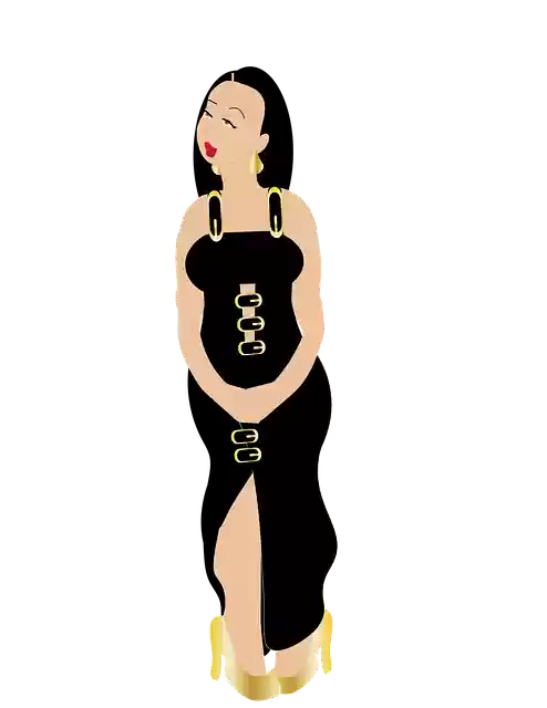 Free download Gold Fashion Woman -  free illustration to be edited with GIMP free online image editor