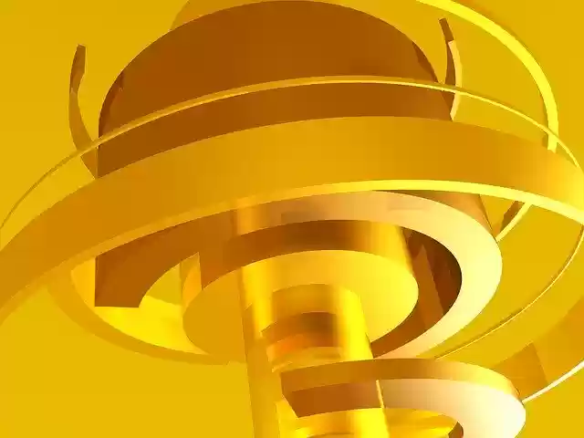 Free download Gold Mechanism Spinning -  free illustration to be edited with GIMP free online image editor