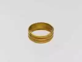 Free download Gold ring with three horizontal ribs free photo or picture to be edited with GIMP online image editor