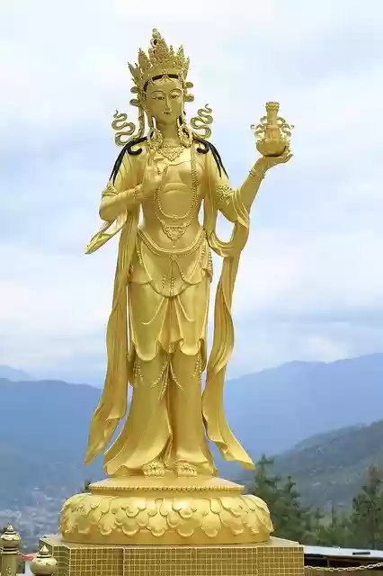 Free download Gold Statue Goddess -  free photo or picture to be edited with GIMP online image editor