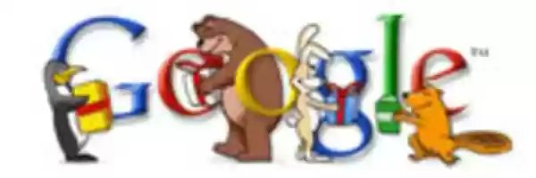 Free download Google Doodle - Happy Holidays from Google 2002 - 3 free photo or picture to be edited with GIMP online image editor