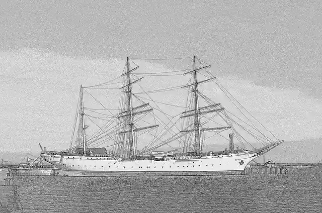Free download Gorch Fock 1 Sailing Vessel Mast -  free illustration to be edited with GIMP free online image editor
