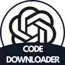 GPT Code Download Button  screen for extension Chrome web store in OffiDocs Chromium